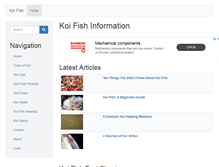 Tablet Screenshot of koi-fish.com